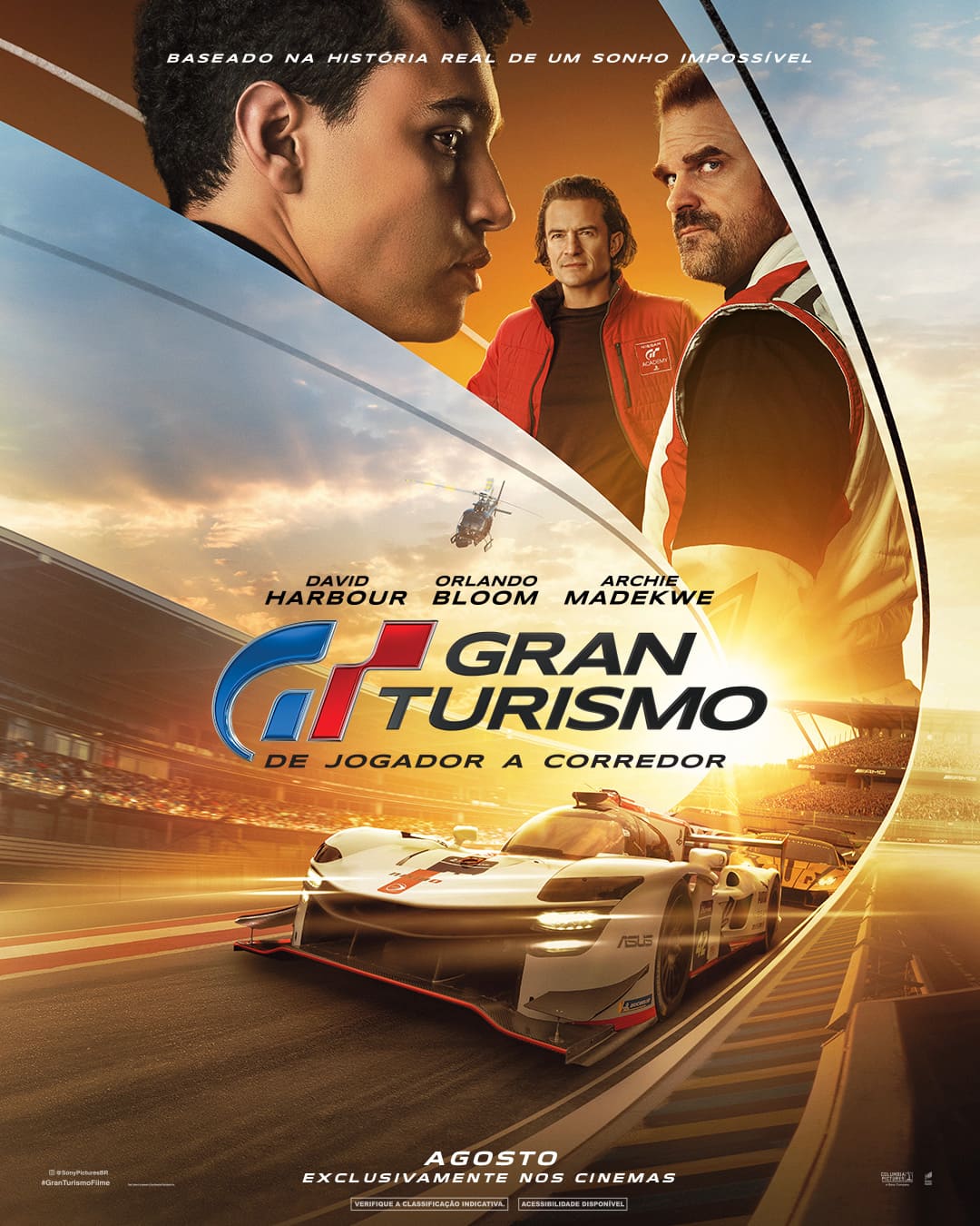 Gran Turismo – De Jogador a Corredor | Longa ganha novo cartaz! CONFIRA