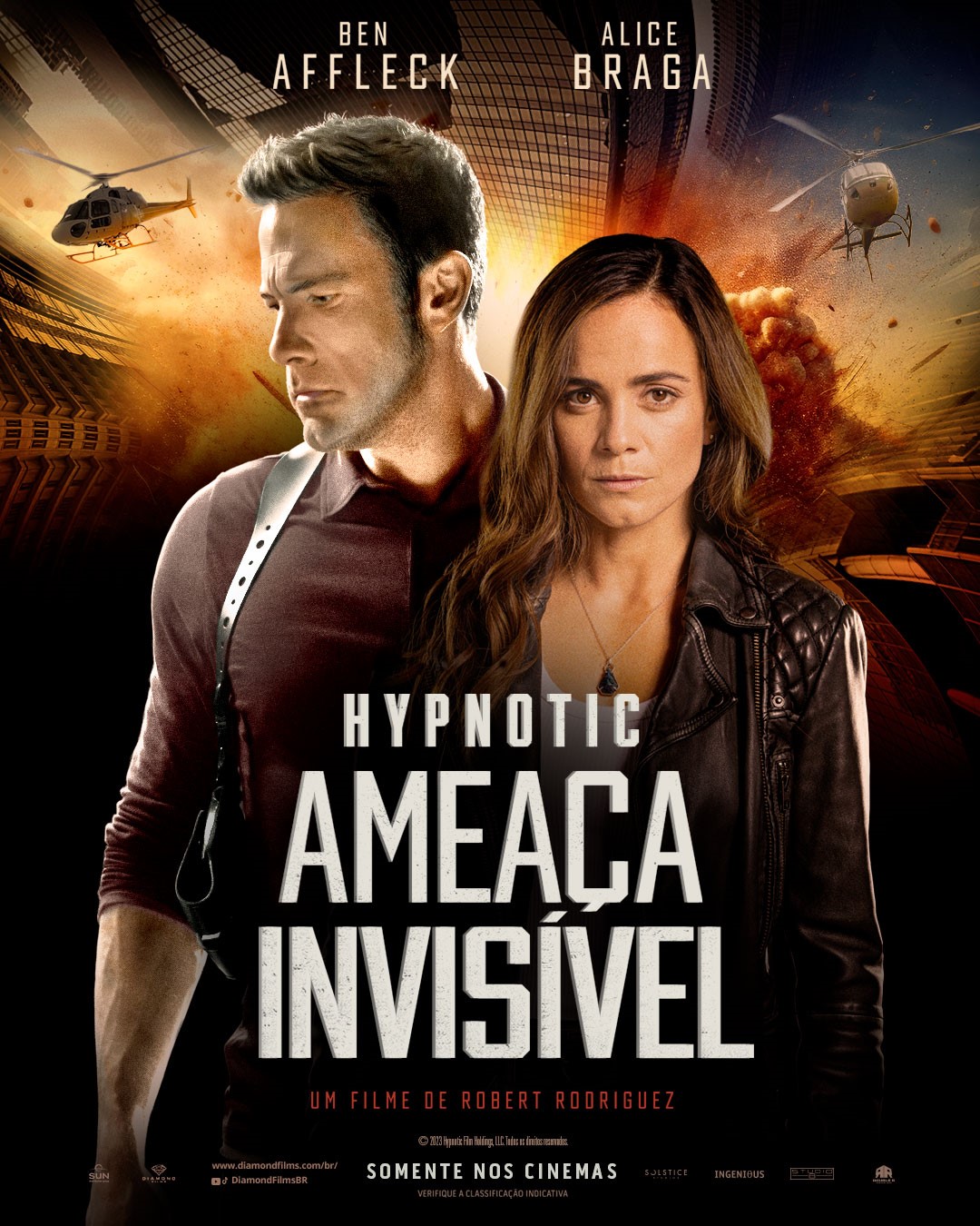 Hypnotic – Ameaça Invisível | Diamond Films revela cartaz do longa estrelado por Ben Affleck e Alice Braga