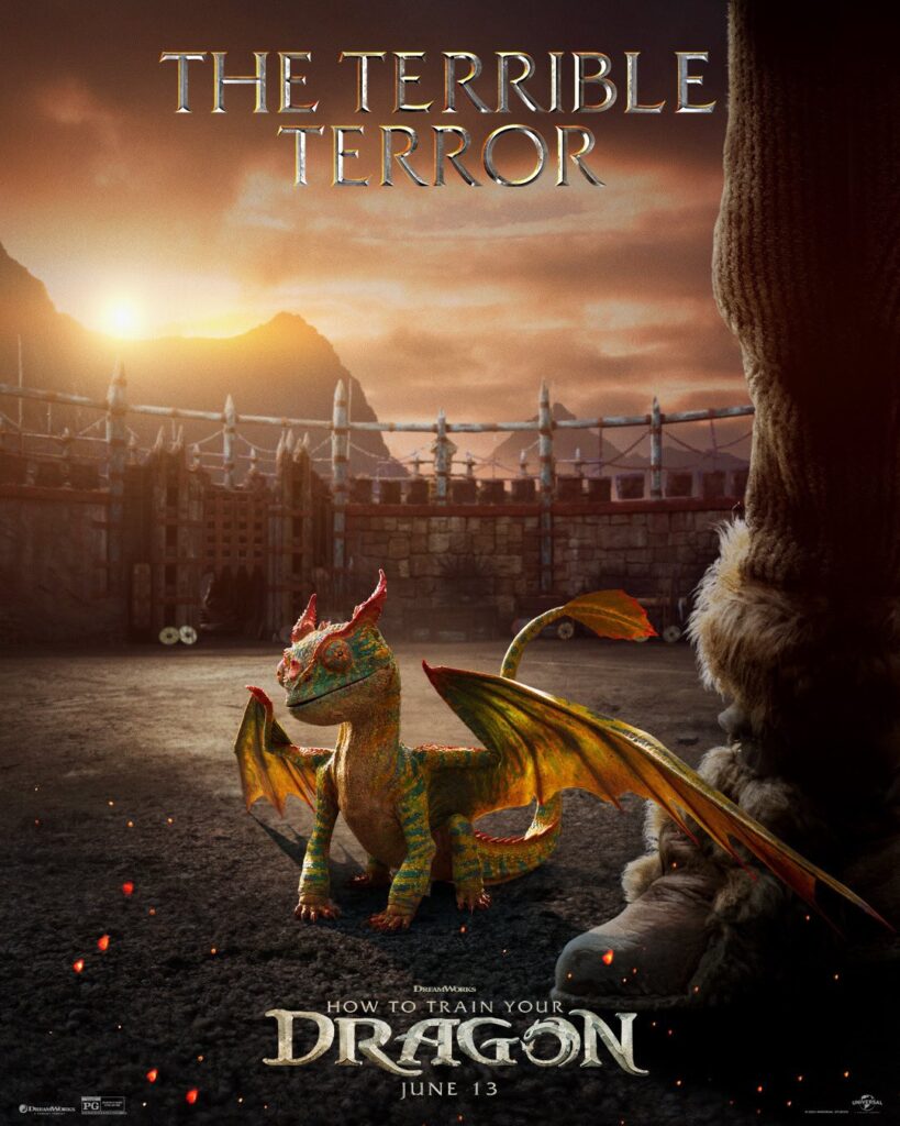 Como Treinar o Seu Dragão: Cartazes do Live-action Destacam Elenco Encantador!