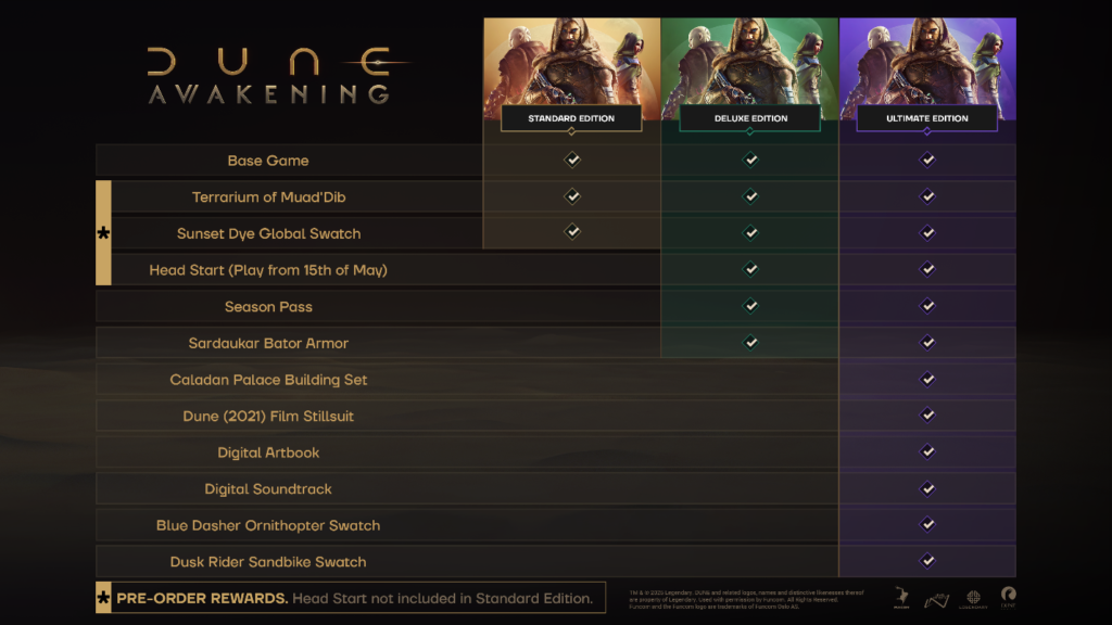 Dune: Awakening - Pré-venda Iniciada com Edições Especiais