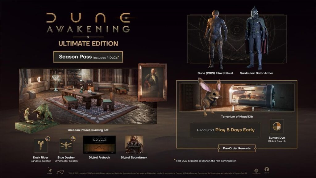 Dune: Awakening - Pré-venda Iniciada com Edições Especiais