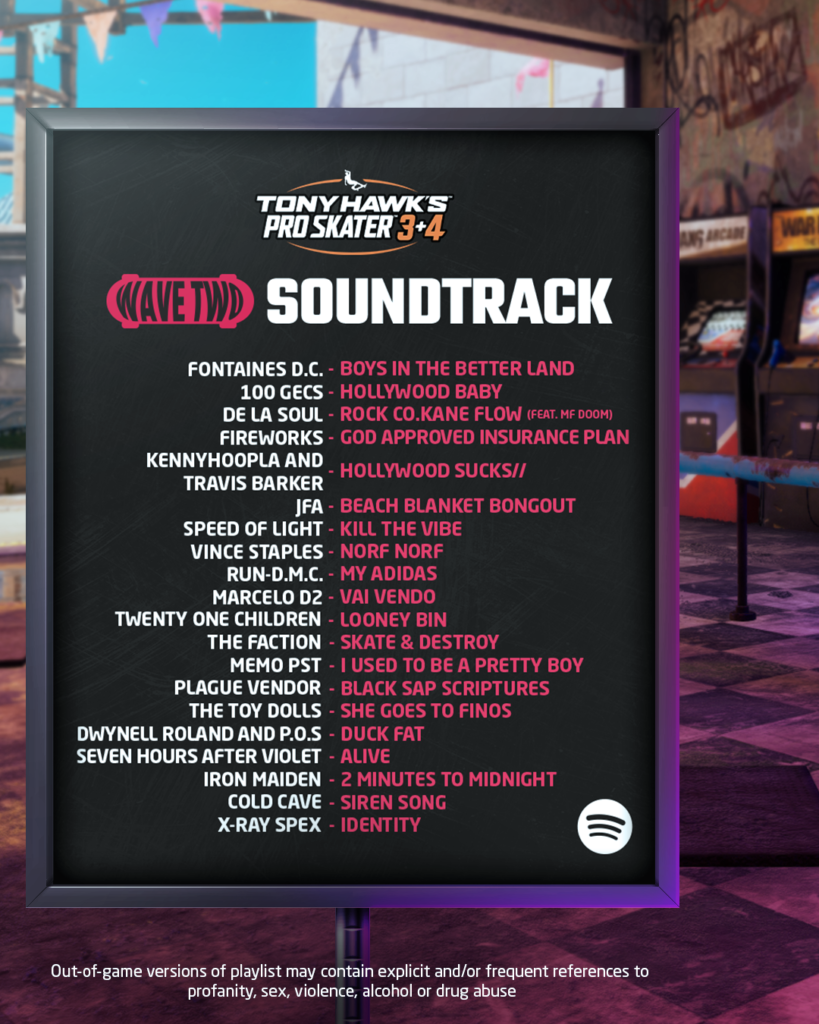 Trilha Sonora de Tony Hawk's Pro Skater 3+4 Ganha Novas Faixas, Incluindo Marcelo D2